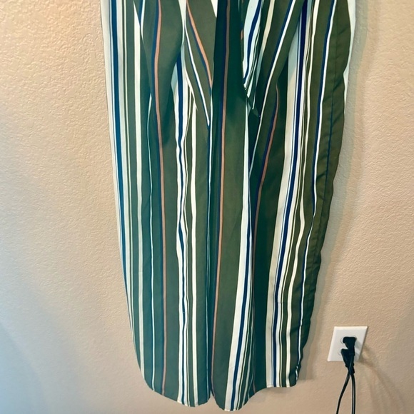 Boho Jumpsuit Large TIMING Lightweight Jumper Adjustable Straps Capri Pants - Picture 5 of 12